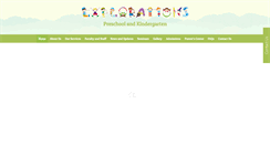 Desktop Screenshot of explorationspreschool.org
